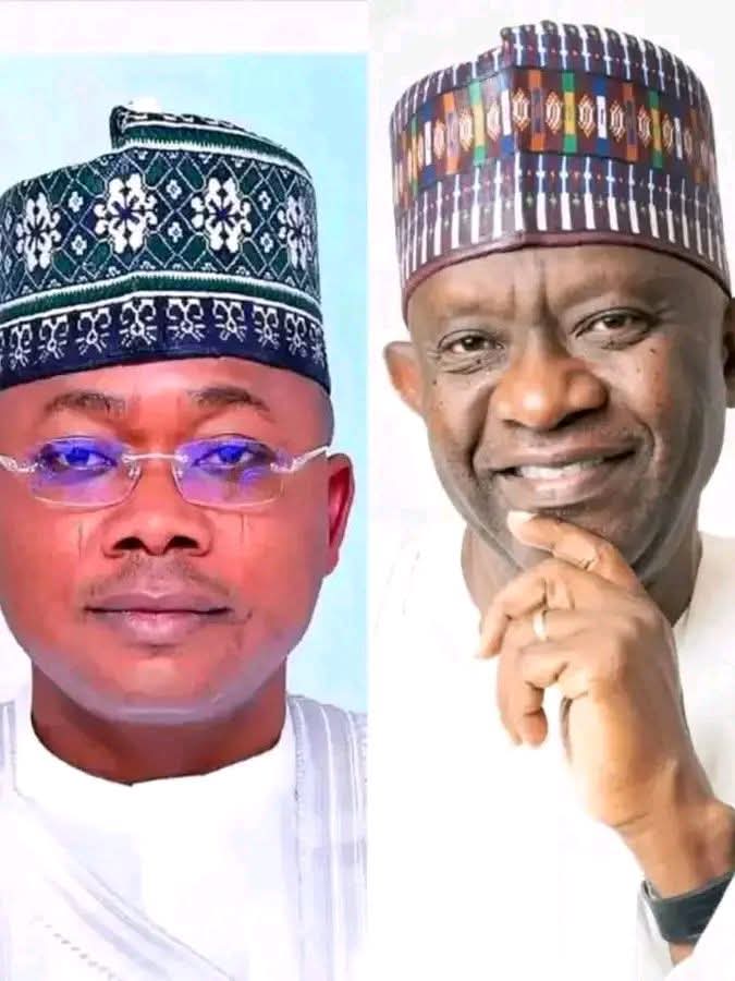 Kogi State Governor, Ahmed Usman Ododo and Kogi West Senator, Sunday Steve Karimi