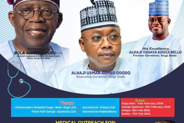 Engr. Bashir Gegu Rolls Out Free Medical Outreach for 800 Kogi Citizens, Boosts Tinubu, Ododo’s Welfare Agenda