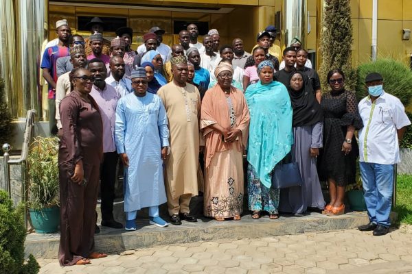 Participants at the workshop organized by NBMA held at Golden Dabis Hotel Keffi.