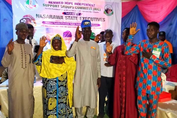 Nasarawa State Executives during the swearing in.