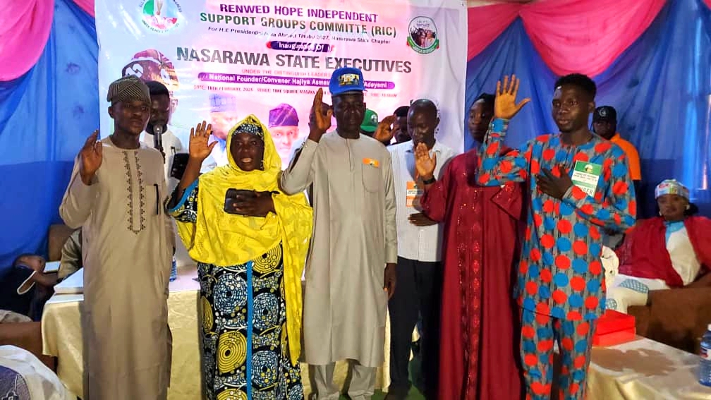 Nasarawa State Executives during the swearing in.