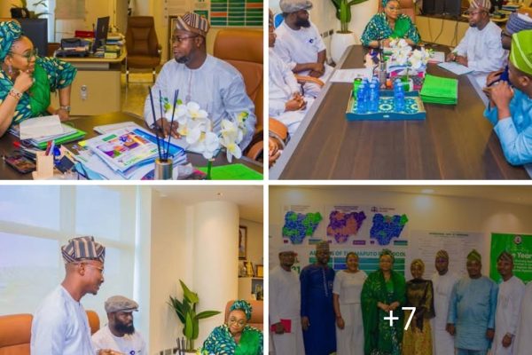 Nasarawa Youth Leader Ja'afar Loko Leads Delegation on Courtesy Visit to Women Affairs Minister