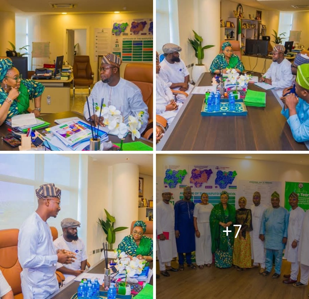 Nasarawa Youth Leader Ja'afar Loko Leads Delegation on Courtesy Visit to Women Affairs Minister