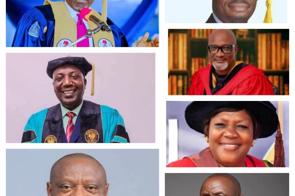 DELCOM Congratulates Professors Eboh, Awhefeada, Ogwezi, Obukadata on Elevation to VC, DVC Positions