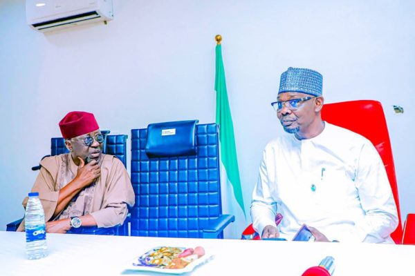 From Left: Former Governor, Sen. Umaru Tanko Al-Makura and Governor Abdullahi Sule