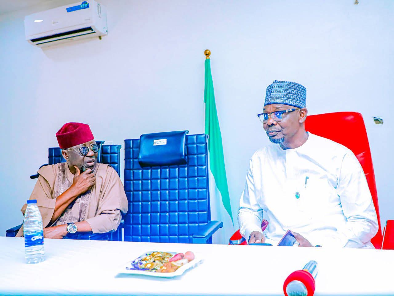 From Left: Former Governor, Sen. Umaru Tanko Al-Makura and Governor Abdullahi Sule