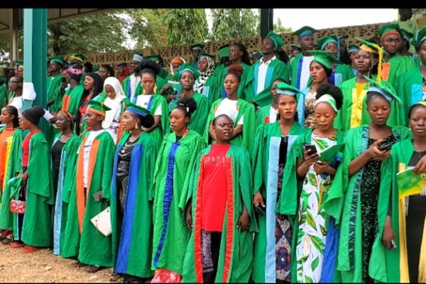 Students during the Matriculation ceremony.