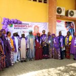 The Vice Chancellor, NSUK, the Commissioner, federal character commission, and other dignitaries in a group photograph