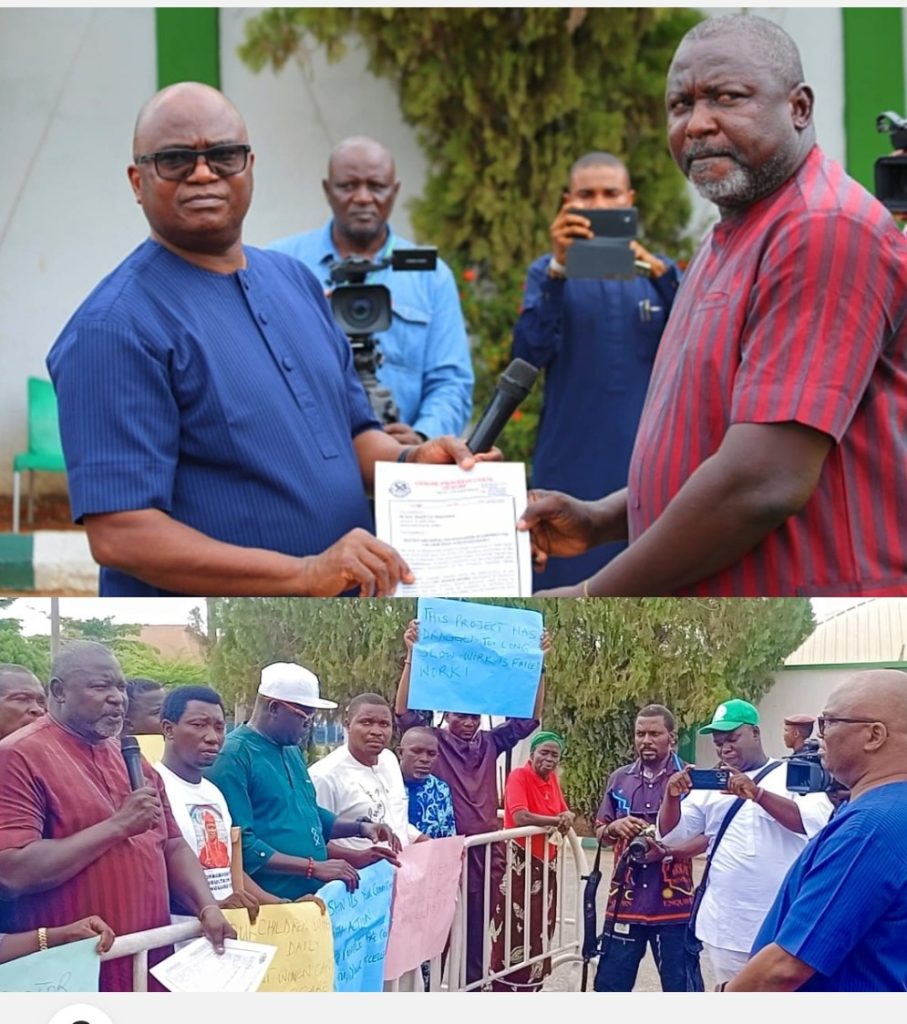 Ofagbe Community Protests, Demands Revocation of Isoko Ring Road Contract Over Alleged Contractor Incompetence