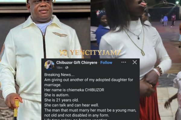 OPM Pastor Announces Marriage Plan for Adopted Daughter with Autism, Lists Conditions for Suitors