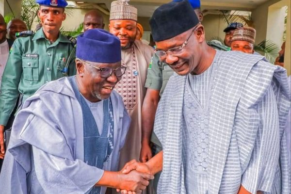 Senator Umaru Tanko Al-Makura and Governor Abdullahi Sule
