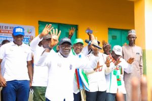 Engr. Abubakar Bashir Gegu, Kogi State Commissioner for Solid Minerals and Natural Resources, Barr. Muhammed Tanko Musa Osuku and Stakeholders of APC in Kogi LG a