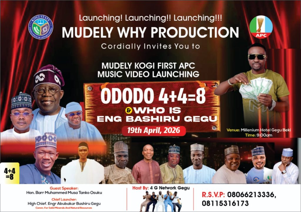 Kogi Entertainer Mudely to Honour Gov Ododo with Album, Reveal ‘Who is Bashir Gegu’ at Event