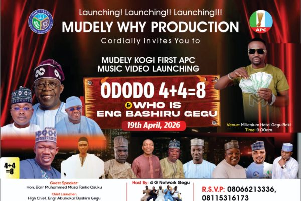Kogi Entertainer Mudely to Honour Gov Ododo with Album, Reveal ‘Who is Bashir Gegu’ at Event