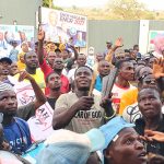 Supporters of the Governorship aspirant during the rally.