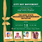 City Boy Movement to Host Grassroots Empowerment Programme in Kogi