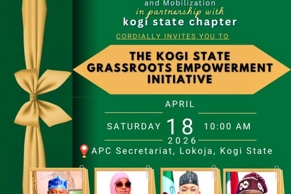 City Boy Movement to Host Grassroots Empowerment Programme in Kogi