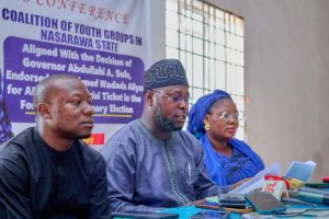 Comrade Jaafar M. Loko ,(M) alongside other coalition members 