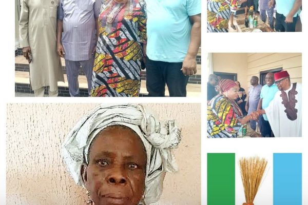 APC Kokori Ward 6 Leaders Visit Emeyese, Condole Over Mother’s Death