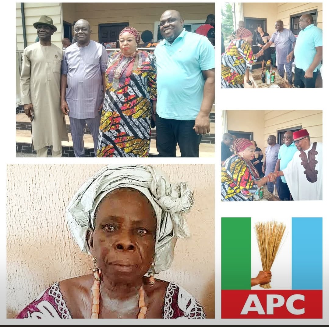 APC Kokori Ward 6 Leaders Visit Emeyese, Condole Over Mother’s Death