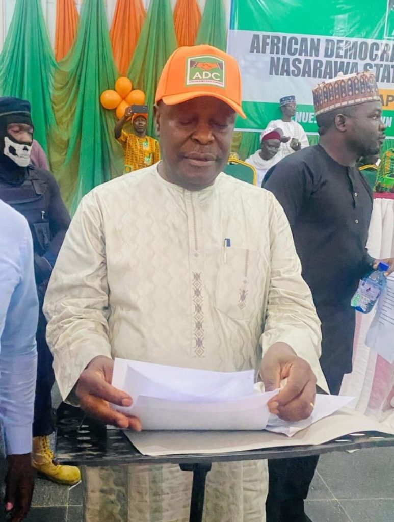 Former Nasarawa State Deputy Governor, Chief John Michael Abdul