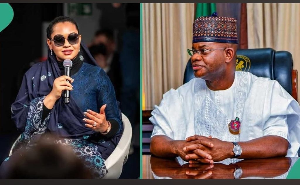 Senator Natasha Akpoti-Uduaghan and Former Kogi State Governor, Alhaji Yahaya Adoza Bello