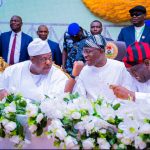 Secretary to the Government of the Federation (SGF), Senator George Akume, and Benue State Governor Hyacinth Alia