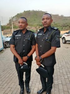 Chief Superintendent of Police (CSP) Hussaini Gimba and CSP Hassan Gimba