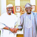 Senator Ahmed Aliyu Wadada and President Bola Ahmed Tinubu