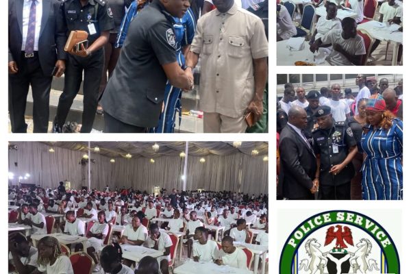 Delta Records Full Turnout as 1,872 Sit for Police Recruitment Exam