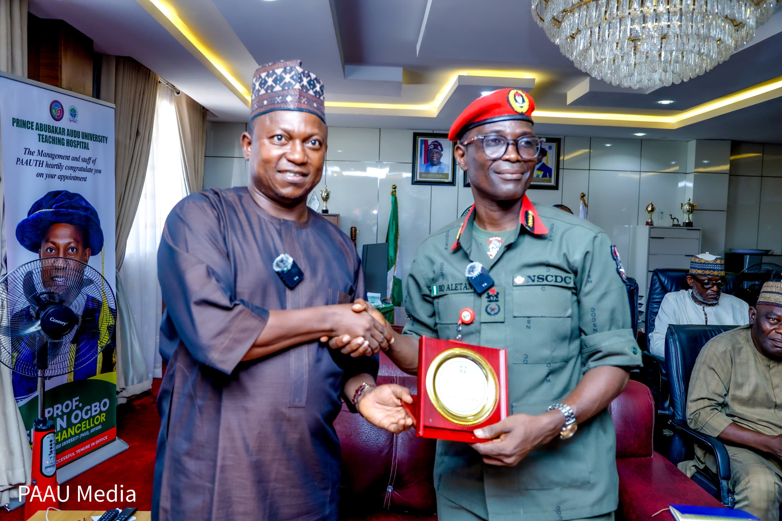 NSCDC Kogi Commandant Visits PAAU VC, Seeks Stronger Security Collaboration