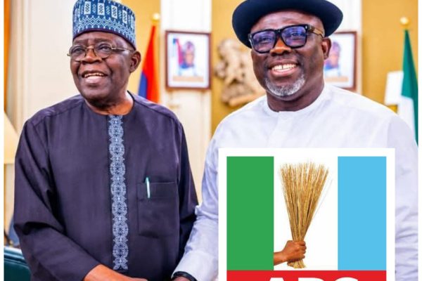 President Bola Tinubu and Delta State Governor, Francis Sheriff Oborevwori