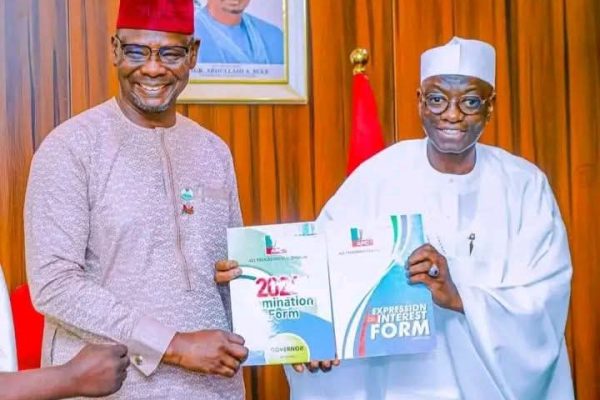 Governor Abdullahi Sule and Senator Ahmed Aliyu Wadada