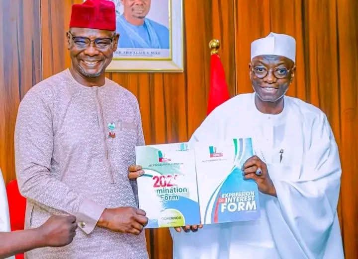 Governor Abdullahi Sule and Senator Ahmed Aliyu Wadada