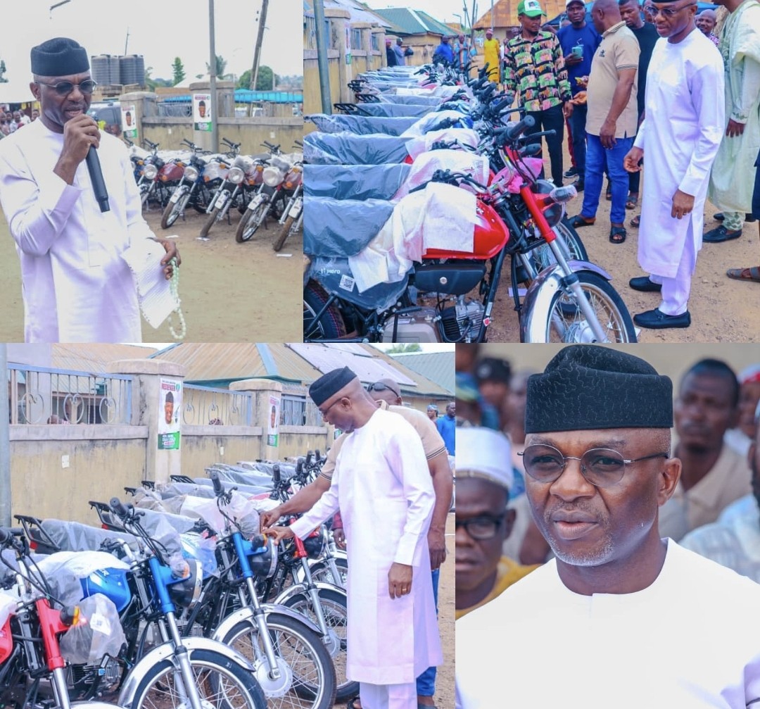Nasarawa Lawmaker, Daniel Ogazi Distributes 20 Motorcycles to Constituents