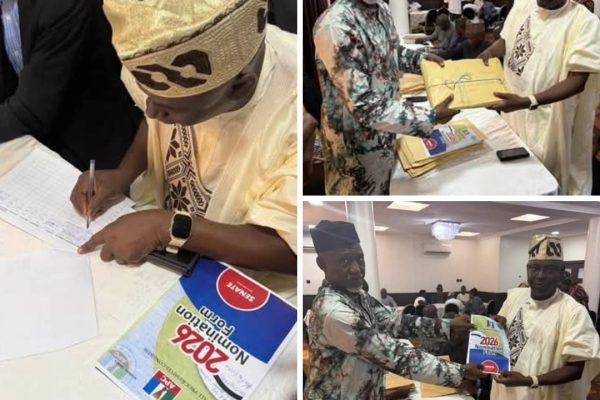 Kogi West 2027: Senate Hopeful Tajudeen Bisimillahi Submits Nomination Forms at APC Secretariat