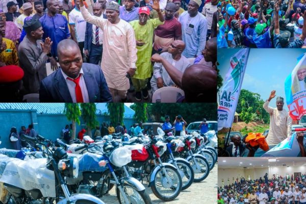 APC Primaries: Nasarawa Speaker Canvasses Votes for Reps Seat, Backs Tinubu, Wadada, Holds Rallies in Three LGAs