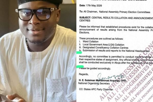 APC’s Centralized Results Directive Will Boost Credibility — Reps Aspirant Okpanachi