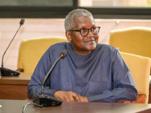 President and Chief Executive of the Dangote Group, Aliko Dangote