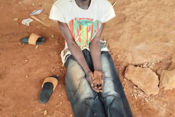 A suspected cultist, Adejo Elisha Ojonimi