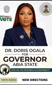 African Action Congress (AAC) governorship candidate in Abia State, Dr. Doris Ogala