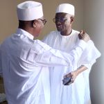 Former peaker of the Nasarawa State House of Assembly, Rt. Hon. Ibrahim Balarabe Abdullahi and Senator Ahmed Aliyu Wadada