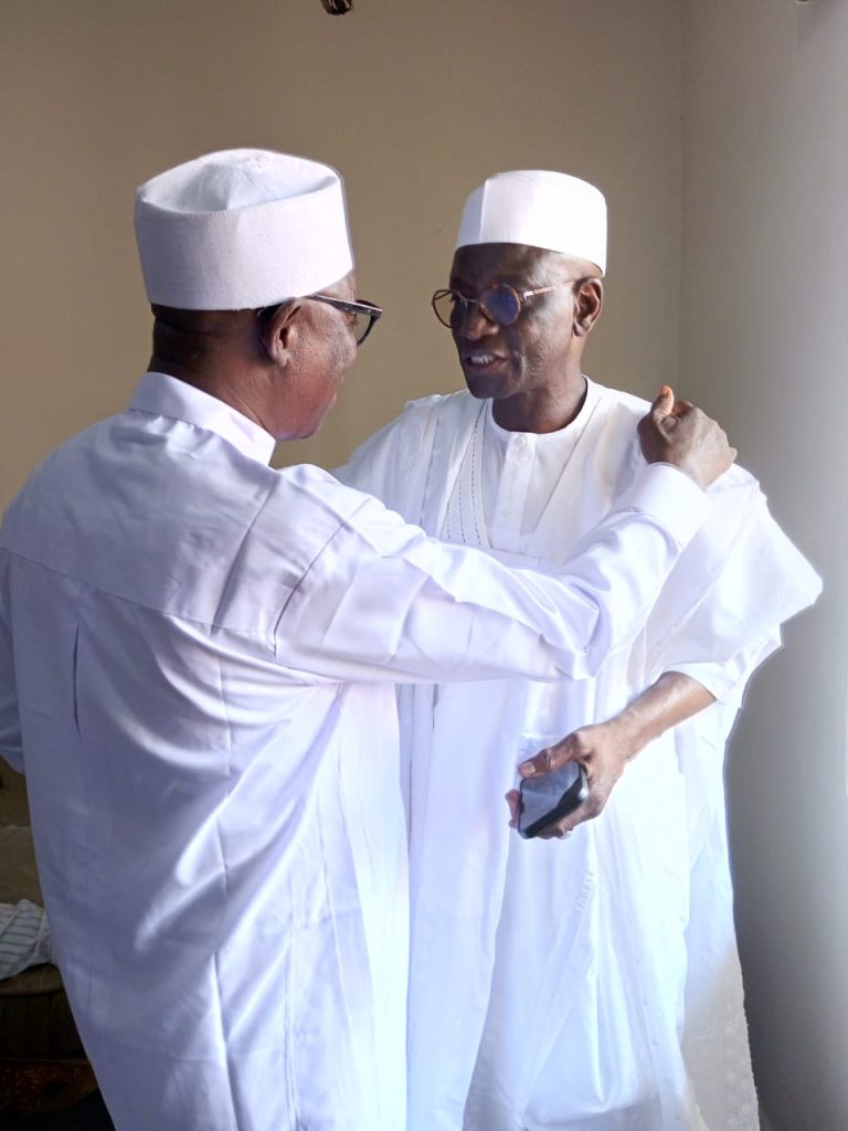 Former peaker of the Nasarawa State House of Assembly, Rt. Hon. Ibrahim Balarabe Abdullahi and Senator Ahmed Aliyu Wadada