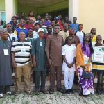 NANS officials, Nasarawa State, as well as students from College of Education, Akwanga in a group photograph.