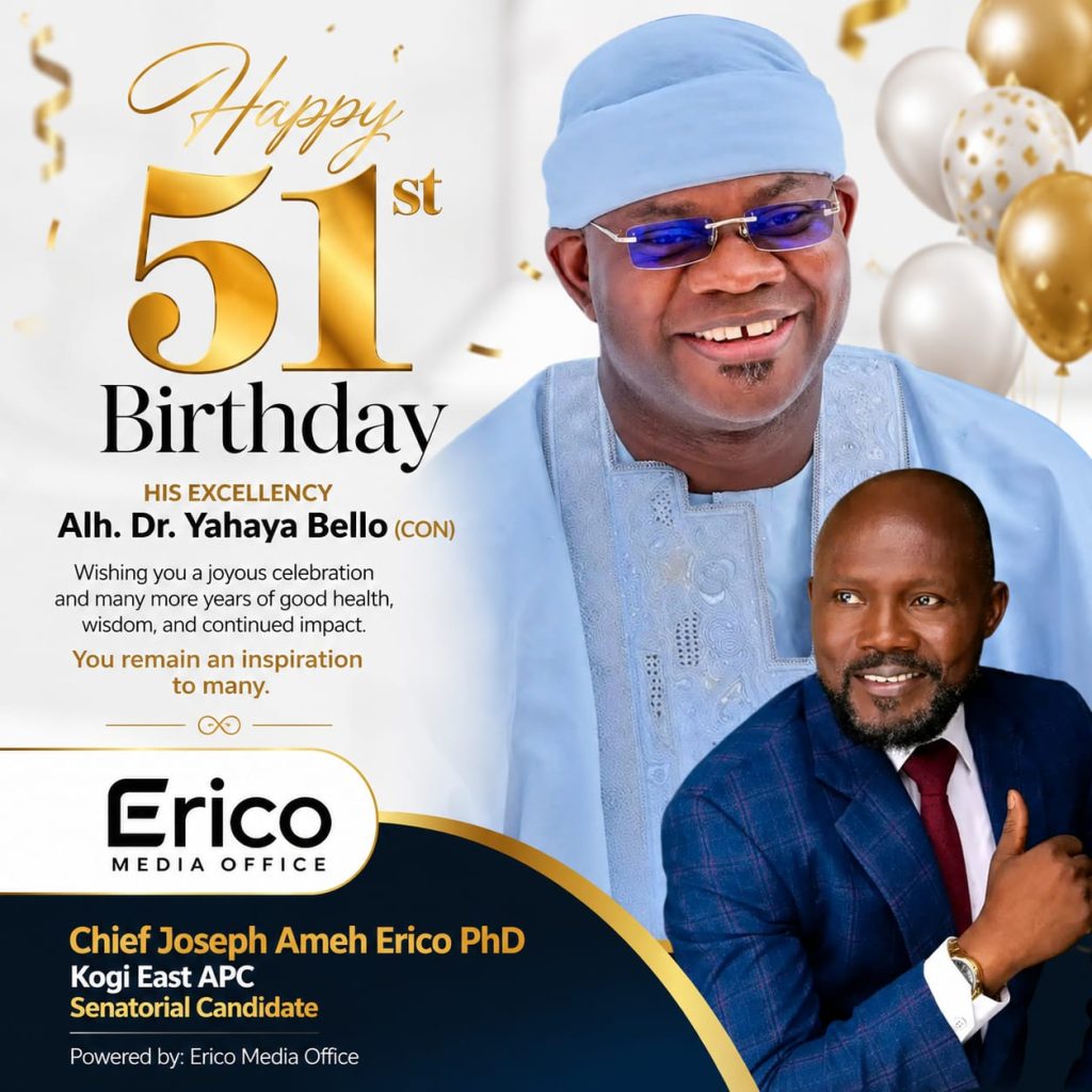 Chief Erico Felicitates Former Governor Yahaya Bello on Birthday Anniversary