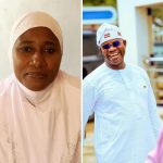 Vice Chairman of Bassa Local Government Area of Kogi State, Hon. Aisha Idris Aliyu and former Governor of Kogi State, Yahaya Adoza Bello