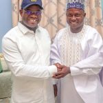 Vice-Chancellor of Prince Abubakar Audu University, Professor (Chief) Salisu Ogbo Usman and Former Governor Yahaya Adoza Bello
