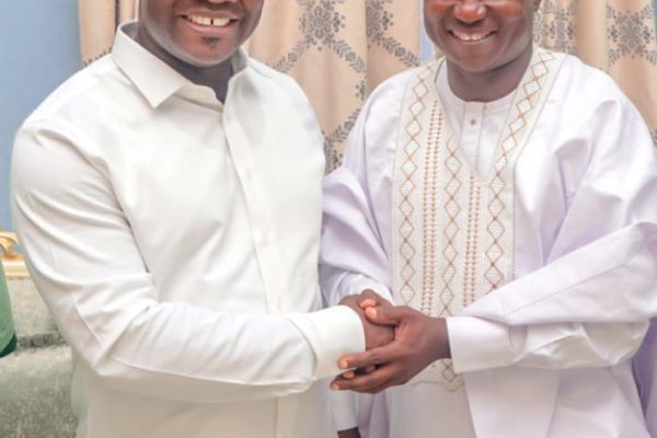 Vice-Chancellor of Prince Abubakar Audu University, Professor (Chief) Salisu Ogbo Usman and Former Governor Yahaya Adoza Bello