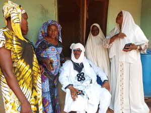 Former President-General of the Egbira Youth Movement (EYM), Abdullahi Kasim Ohizi in group photograph with his family members 