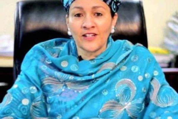 Amina Jane Mohammed, GCON, a Nigerian-British diplomat and politician who serves as the Deputy Secretary-General of the United Nations. She previously served as Nigeria’s Minister of Environment from 2015 to 2016 and was recognized with the GCON national honour in Nigeria